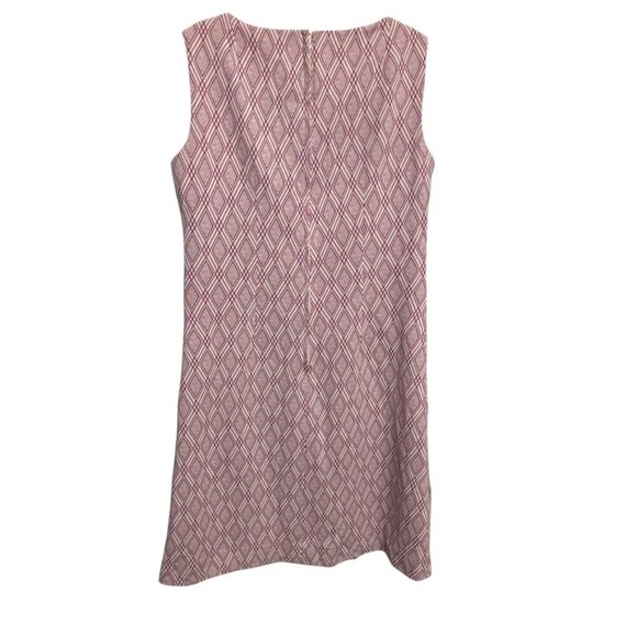 Vintage Magenta Dress with Buttons - Picture 4 of 7